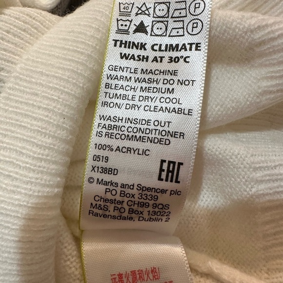 Marks & Spencer Turtleneck Jersey Size 4 US - Picture 4 of 7